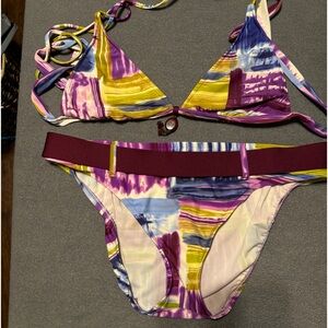 Multi color bikini